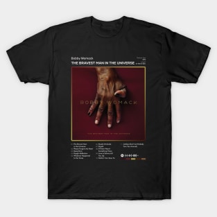 Bobby Womack - The Bravest Man in the Universe Tracklist Album T-Shirt